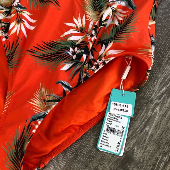 NWT SEAFOLLY OCEAN ALLEY ONE SHOULDER ONE-PIECE - Picture 7 of 10